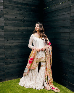 Sajal Bridal 3 Piece Stitched Suit