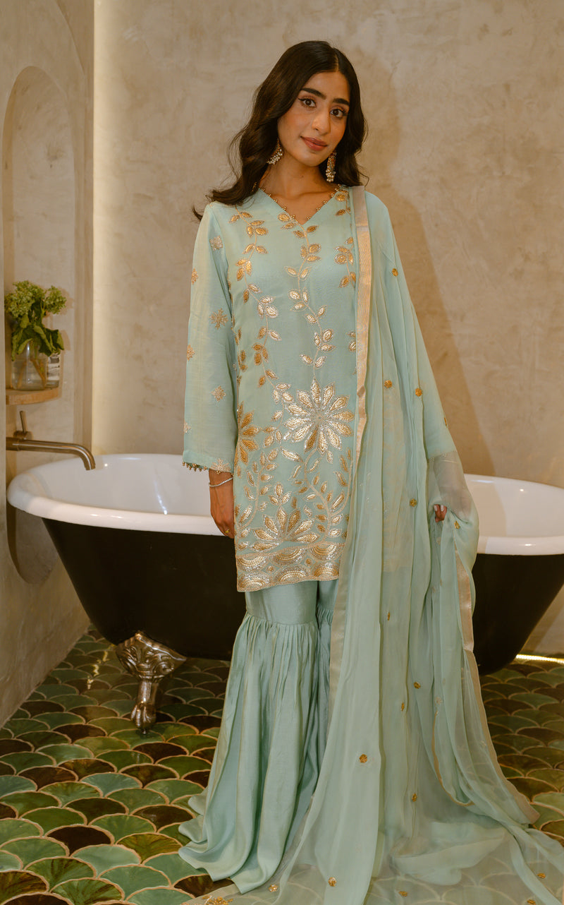 Safa 3 Piece Stitched Suit